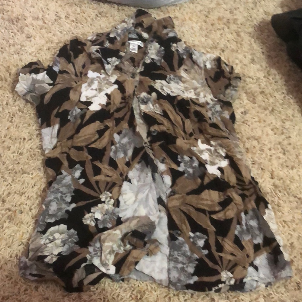 Craft and barrow cute button down Hawaiian shirt size xs